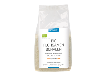 Flohsamenschalen ungemahlen - Bio! (300 g)