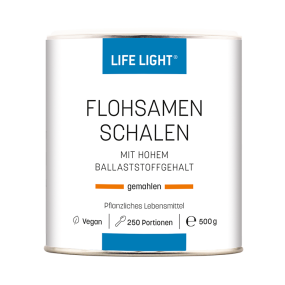 Flohsamenschalen gemahlen, 500 g