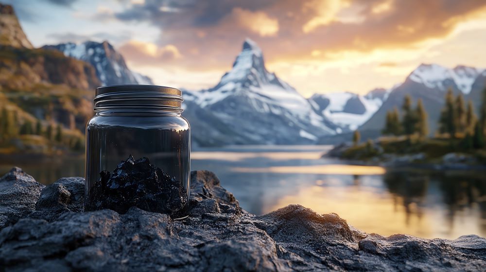 Shilajit aus den Himalaya Gebirgen